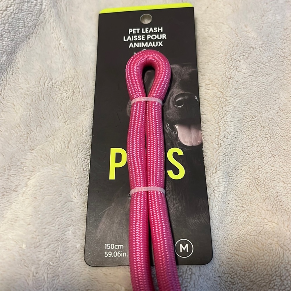Adjustable rope dog leash